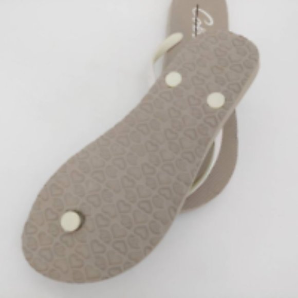 Cobian Womens Thong Flip Flop Sandals White Slip On Pool Beach L - Picture 5 of 10